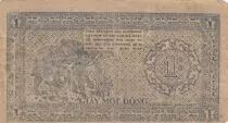 Viet Nam 1 Dong - Ho Chi Minh - Circle watermark - 1947