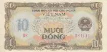 Viet Nam 10 Dong,  Arms - House and trees - Serial DS -1980 - P.86