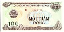 Viet Nam 100 Dong,  Arms - Temple  - 1991 - P.105