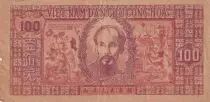Viet Nam 100 Dong - Ho Chi Minh - ND (1948) - CL 037 - SR 020 - VF - P.28a