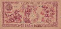 Viet Nam 100 Dong - Ho Chi Minh - ND (1948) - CL 037 - SR 020 - VF - P.28a