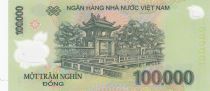 Viet Nam 100000 Dong Ho Chi Minh - Van Mieu temple 2020 - Polymer - UNC