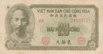 Viet Nam 20 dong - Ho Chi Minh - Peasants - 1951 - AB Series