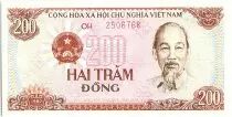 Viet Nam 200 Dong, Ho Chi Minh - Tractor - 1987 - P.100