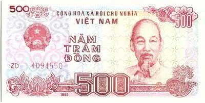 Viet Nam 500 Dong, Ho Chi Minh - Port - 1988 - P.101