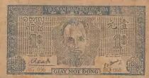 Vietnam 1 Dong Ho Chi Minh - 1947 - Without watermark - P.9a