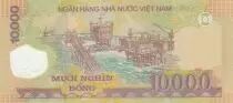Vietnam 10,000 Dong Ho Chi Minh - Oil Platforms 2006 - Polymer - WL Series