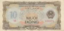 Vietnam 10 Dong - 1980 - Coat of arms, countryview - Serial SB