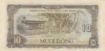 Vietnam 10 Dong - 1980 - Coat of arms, countryview - Serial SB