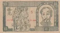 Vietnam 10 Dong - Ho Chi Minh - Soldier, worker - 1948