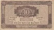 Vietnam 10 Dong - Ho Chi Minh - Soldier, worker - 1948