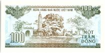 Vietnam 100 Dong,  Armoiries - Temple  - 1991 - P.105