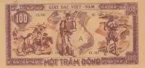 Vietnam 100 Dong - Ho Chi Minh - 1948 - Series CL 021 - SE 020