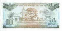 Vietnam 100 Dong Temple - 1991 - UNC - P.105