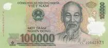 Vietnam 100000 Dong Ho Chi Minh - Van Mieu temple 2020 - Polymer - UNC