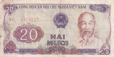 Vietnam 20 Dong - H� Chi Minh -  1985