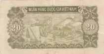 Vietnam 20 dong - Ho Chi Minh - Paysans - 1951 - Série AB