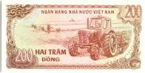 Vietnam 200 Dong, Ho Chi Minh - Tractor - 1987 - P.100