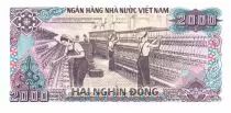 Vietnam 2000 Dong Ho Chi Minh - Textil factory - 1988