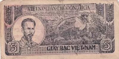 Vietnam 5 Dong - Ho Chi Minh - ND (1948) - Serial KB-Q