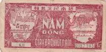 Vietnam 5 Dong - Ho Chi Minh - ND (1948) - Serial KB-Q