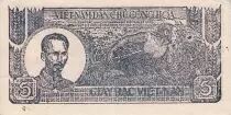 Vietnam 5 Dong - Ho Chi Minh 1948 - Letter V - XF to AU - P.17