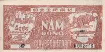 Vietnam 5 Dong - Ho Chi Minh 1948 - Letter W - XF - P.17