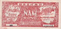 Vietnam 5 Dong -Ho Chi Minh - 1948 - Lettre T - TTB+ - P.17