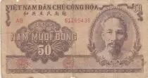 Vietnam 50 dong - Ho Chi Minh - Agriculture - 1951 - Serial AB - P.61b