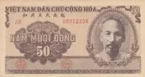 Vietnam 50 Dong - Ho Chi Minh - Peasants - 1951 - AB Series