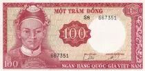 Vietnam del Sud 100 Dong - Le Van Duyet - ND (1966) - Serial S.8 - P.19b