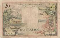 Vietnam del Sud 20 Dong - Hai Muoi Dong - Paysans - S�rie X.1 - 1956