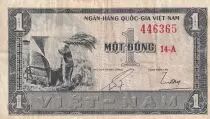 Vietnam del Sur 1 Dong - Agriculture - ND (1955) - Serial 14-A - P.11