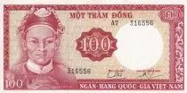 Vietnam del Sur 100 Dong - Le Van Duyet - ND (1966) - Serial A.7 - P.19b
