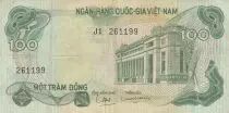 Vietnam del Sur 100 Dong - National Bank - Guilloches - 1970 - Series J.1