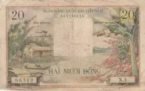 Vietnam del Sur 20 Dong - Hai Muoi Dong - Farmer - Serial X.1 - 1956