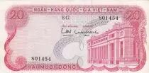 Vietnam del Sur 20 Dong, Central bank - 1969 - Serial B.47 - P.24