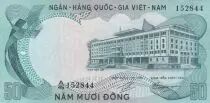 Vietnam del Sur 50 Dong - Independence Palace - Horses - 1972 - Series A/45