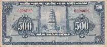 Vietnam del Sur 500 Dong - Pagode - 1955 - F - P.10