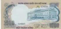 Vietnam du Sud 1 000 Dong - Palais de l\'Indépendance - Eléphants d\'Asie - 1972 - Série D.5