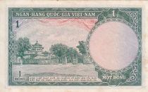 Vietnam du Sud 1 Dong - Temple - ND (1956) - Série X.3 - P.1