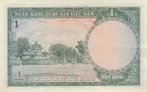 Vietnam du Sud 1 Dong - Temple du roi Hùng - Musée - 1956 - Série V.1
