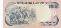 Vietnam du Sud 1000 Dong, Palais de l\'indépendance - Eléphants - 1972 - P.34