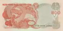 Vietnam du Sud 500 Dong - Bâtiment de la banque - Guilloches - 1970 - Série W.8