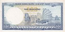 Vietnam du Sud 500 Dong - Tran Hung Dao - Bateau - ND (1966) - Série D.8 - P.23a