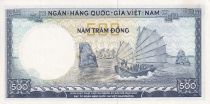 Vietnam du Sud 500 Dong - Tran Hung Dao - Bateau - ND (1966) - Série D.9 - P.23a