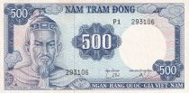 Vietnam du Sud 500 Dong - Tran Hung Dao - Bateau - ND (1966) - Série P.1 - P.23a
