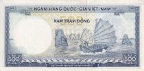 Vietnam du Sud 500 Dong - Tran Hung Dao - Bateau - ND (1966) - Série Q.7 - P.23a