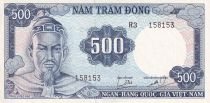 Vietnam du Sud 500 Dong - Tran Hung Dao - Bateau - ND (1966) - Série R.3 - P.23a