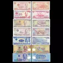 Vietnam Set of 7 banknotes - Ho Chi Minh - UNC